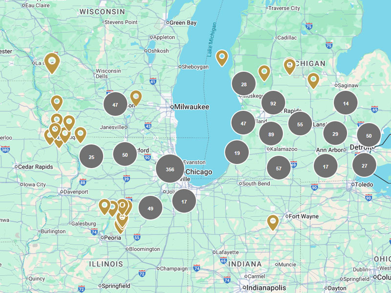 Service Areas